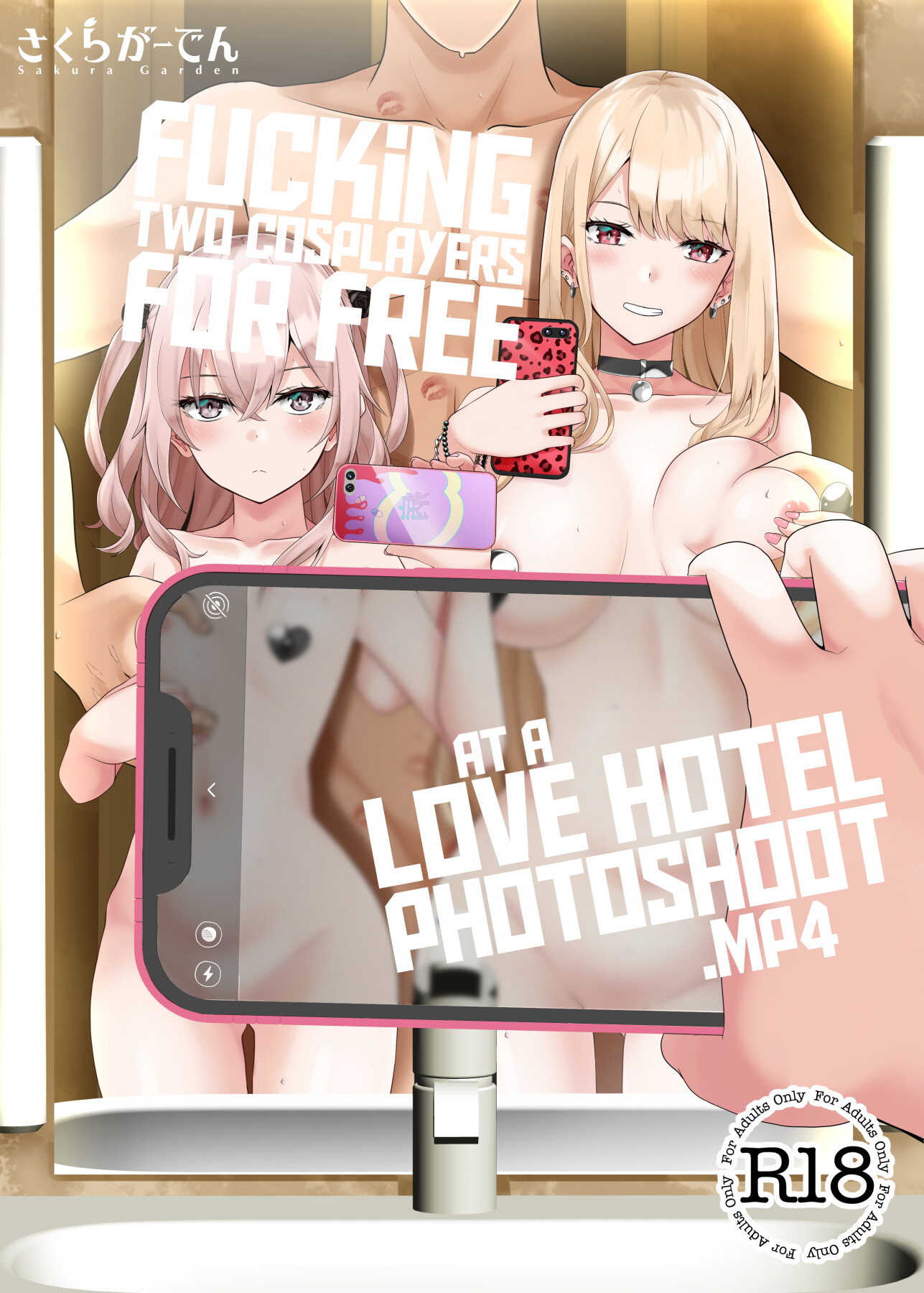 Hentai Manga Comic-Fucking Two Cosplayers For Free at a Love Hotel Photoshoot.mp4-Read-1